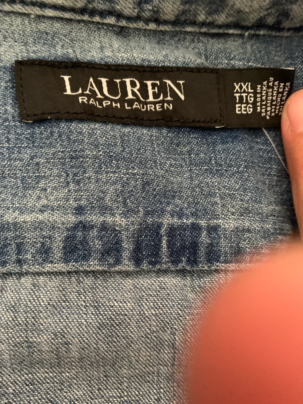 Lauren Ralph
Lauren
Long Sleeve
Belted Denim
Shirtdress 
XXL - Picture 8 of 14